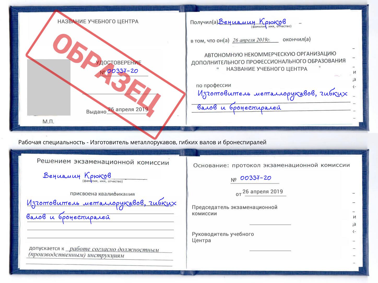 Изготовитель металлорукавов, гибких валов и бронеспиралей Пятигорск
